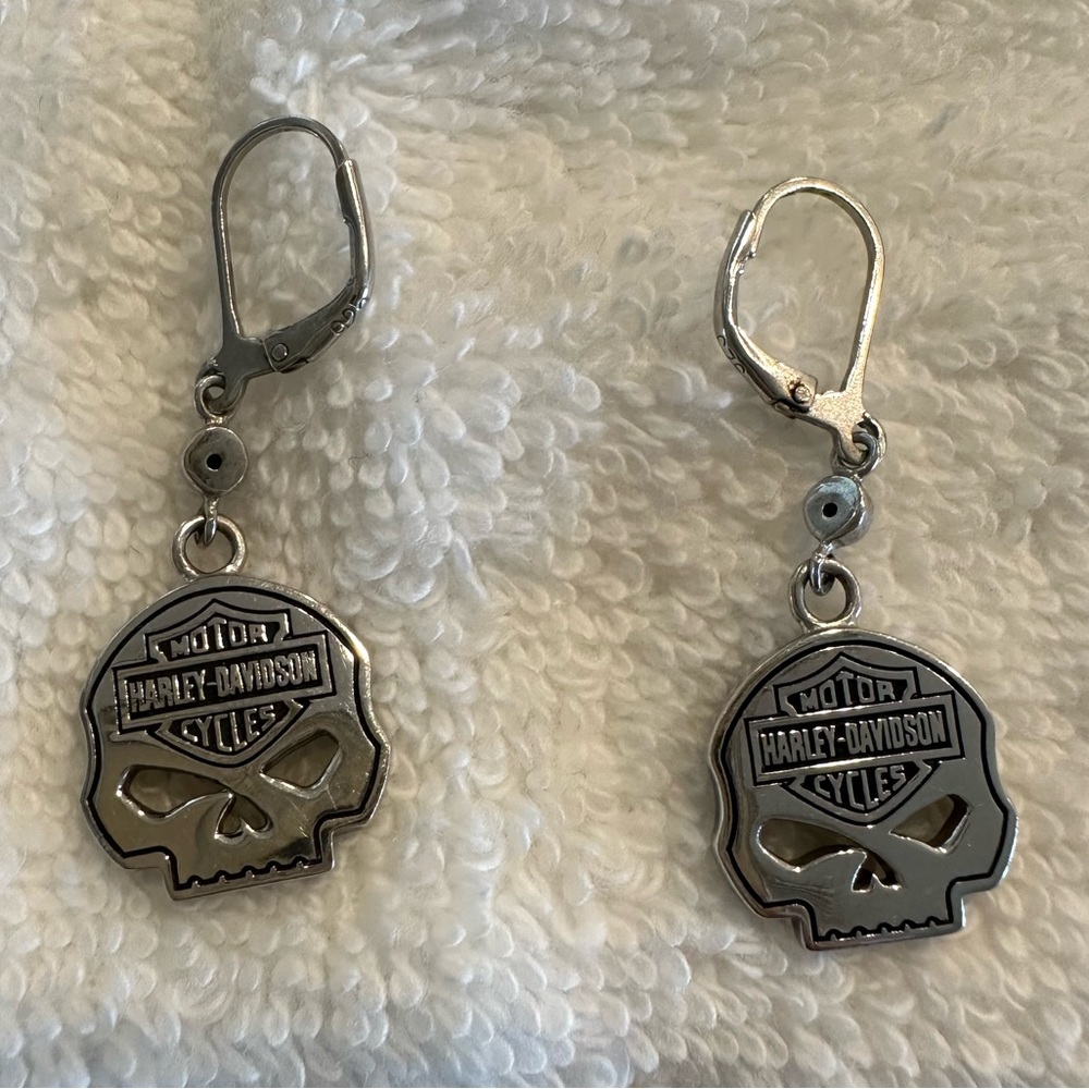 Harley Davidson Necklace and Earrings